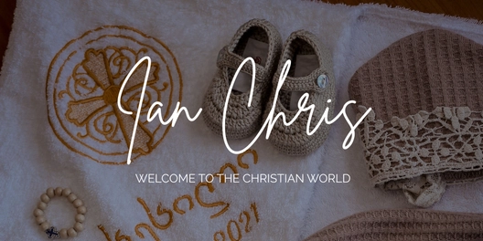 Christening Tarpaulin Template