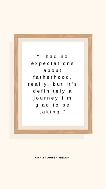 Christopher Meloni on Fatherhood: A Journey Worth Taking Quote