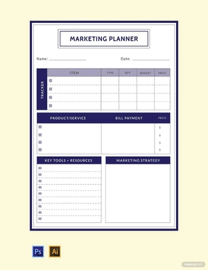 Marketing Planner Template