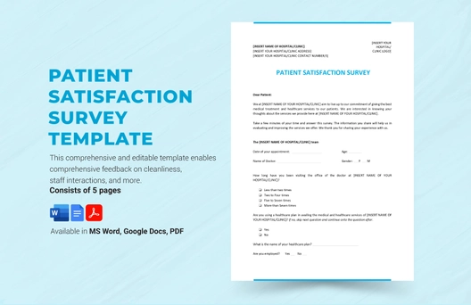 Patient Satisfaction Survey Template