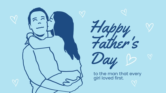 Happy Father's Day Wishes From Daughter Image