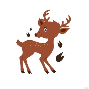 Cartoon Deer Clipart