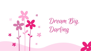 Free Pink And White Wallpaper Template to Edit Online