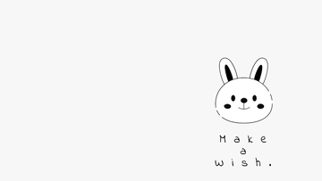 Free Cute White Wallpaper Template to Edit Online