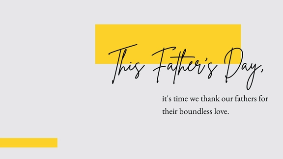 Father's Day Thank You Video