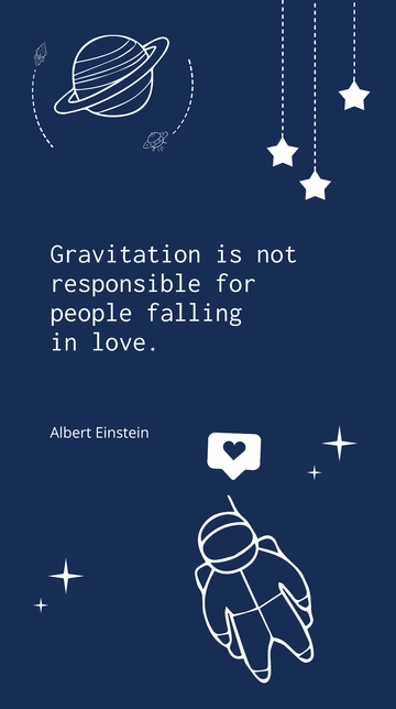 Free Einstein on Love and Gravitation: A Thoughtful Quote Template to Edit Online