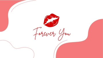 Free Red And White Wallpaper Template to Edit Online