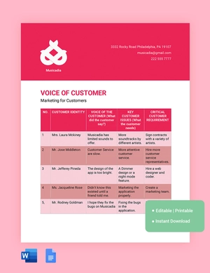 Six Sigma Action Item Template