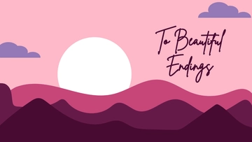 Free Pink Sunset Wallpaper Template to Edit Online