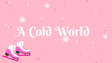Free Pink Frozen Wallpaper Template to Edit Online