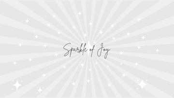 Free White Sparkle Wallpaper Template to Edit Online