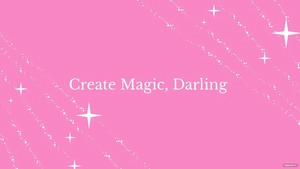 Free Pink Sparkle Wallpaper Template to Edit Online