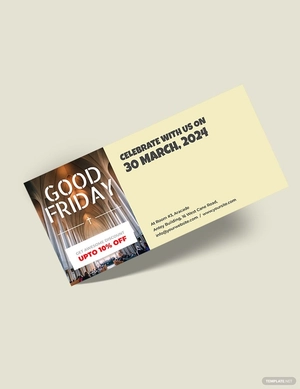 Good Friday Voucher Template