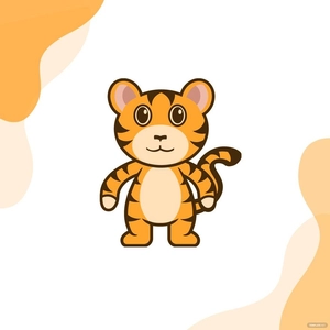 Tiger Mascot Clipart