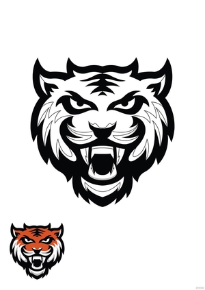 Fierce Tiger Coloring Page