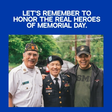 Free Patriotic Memorial Day Meme Template to Edit Online