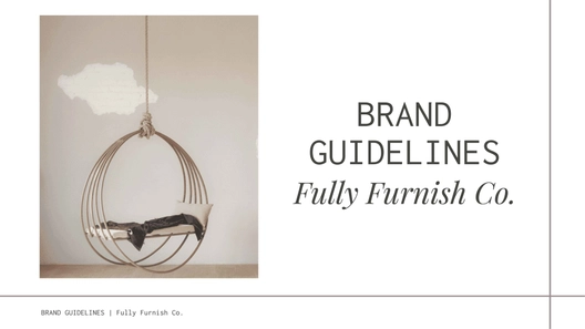 Minimalist Brand Guidelines Template