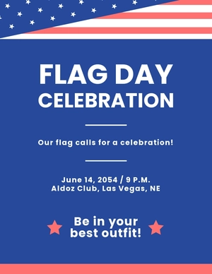 Flag Day Celebration Flyer