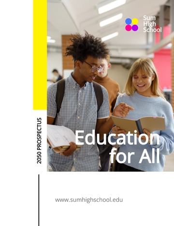 Free Modern Prospectus Design Template to Edit Online