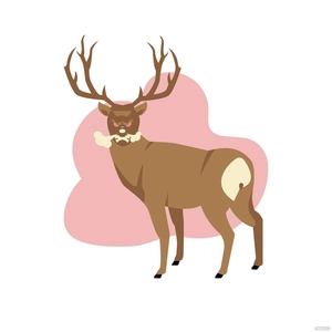 Angry Deer Clipart