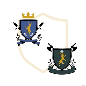 Heraldic Deer Clipart