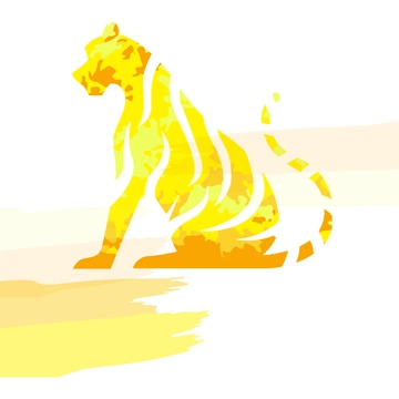 Free Watercolor Tiger Clipart Template to Edit Online