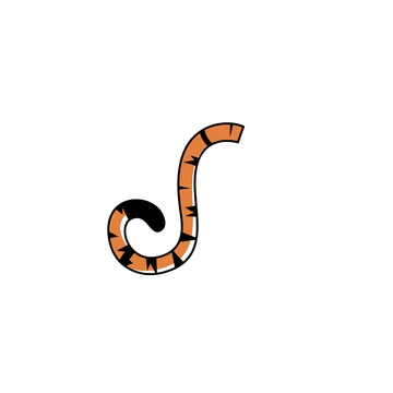 Free Tiger Tail Clipart Template to Edit Online