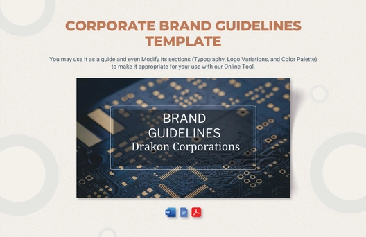 Corporate Brand Guidelines Template