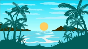 Summer Anime Background