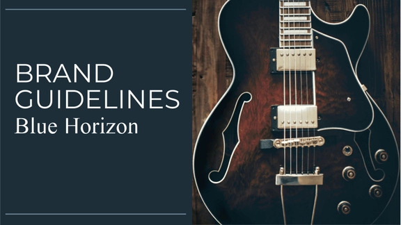 Music Brand Guidelines Template