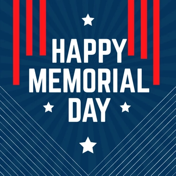 Free Happy Memorial Day Template to Edit Online