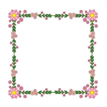Free Decorative Floral Frame Clipart Template to Edit Online