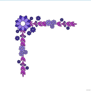 Border Floral Ornament Clipart