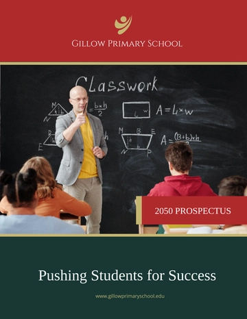 Free School Prospectus Template to Edit Online