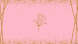 Pink And Gold Background