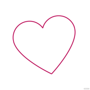 Simple Heart Shape Clipart