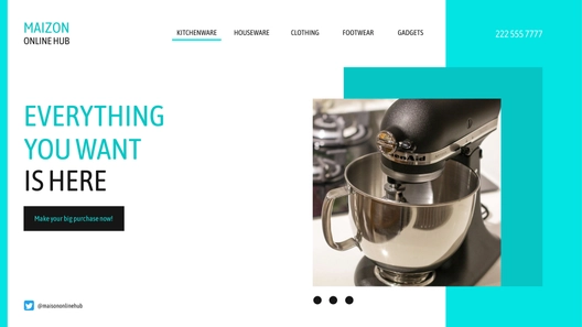 Website Prototype Template
