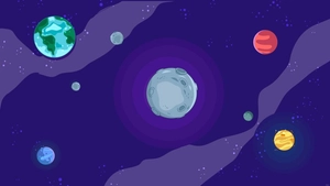 Galaxy Anime Background