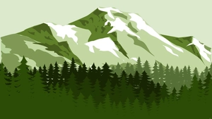 Green Anime Background