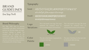 Free One-page Brand Guidelines Template to Edit Online
