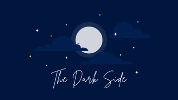 Free Dark Blue Aesthetic Wallpaper Template to Edit Online