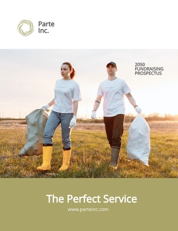 Free Fundraising Prospectus Template to Edit Online