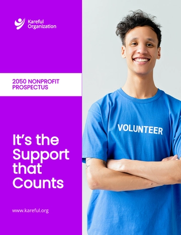 Free Nonprofit Prospectus Template to Edit Online