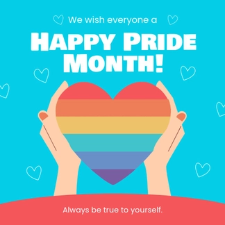 Pride Month Wishes Template