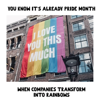 Free Company Pride Month Meme Template to Edit Online