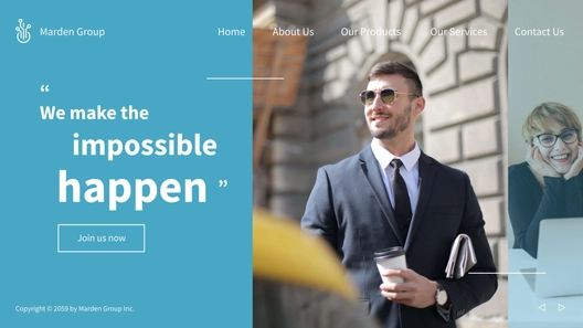 Corporate Prototype Template