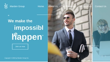 Free Corporate Prototype Template to Edit Online