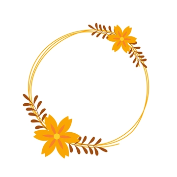 Free Floral Ornament Frame Clipart Template to Edit Online