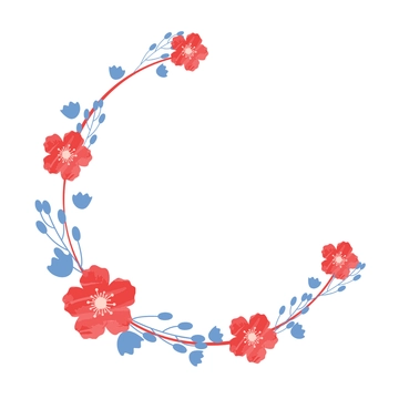 Free Watercolor Floral Frame Clipart Template to Edit Online