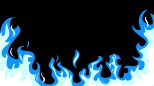 Blue Fire Background